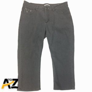 Lee Slender Secret Womens Jeans Size 16 Medium Stretch Black Embellished Pockets